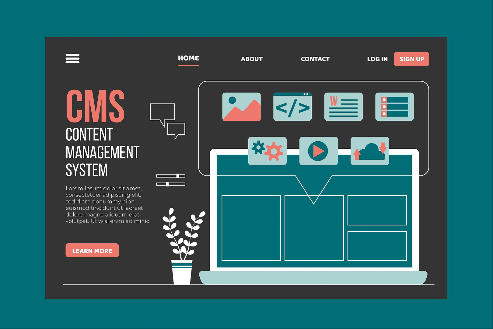 CMS движок сайта